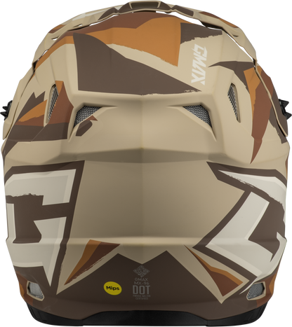 Mx 96 Splinter Helmet Matte Brown/Tan/White  Md