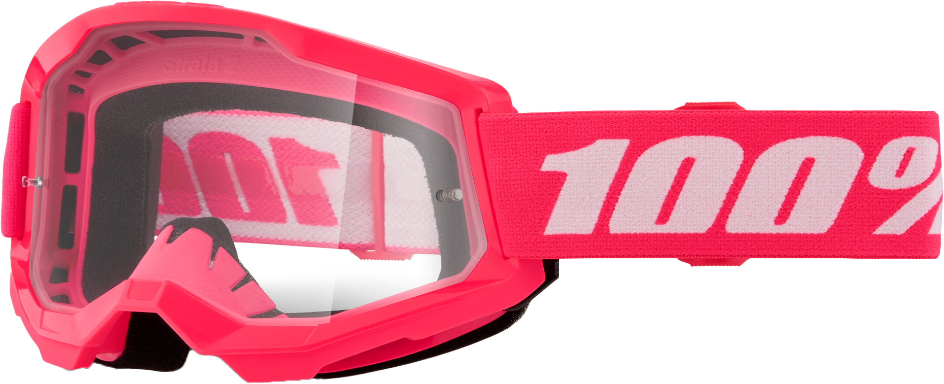 Strata 2 Junior Goggle Pink Clear Lens