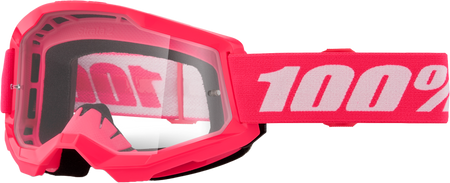 Strata 2 Junior Goggle Pink Clear Lens