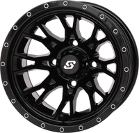 Fusion Wheel  12x7 2+5 4/110 Gloss Black