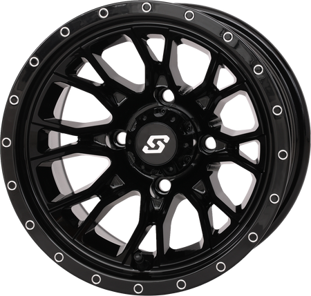 Fusion Wheel  12x7 2+5 4/110 Gloss Black