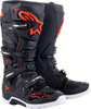 Tech 7 Enduro Boots Black/Red Fluo Sz 16