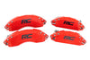 Caliper Covers | Front and Rear | Red | Chevy/GMC Sierra 1500 (19-25)/Silverado 1500 (19-25)  | 71106A