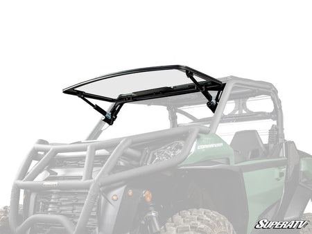 Can-Am Commander MaxDrive Power Flip Glass Windshield