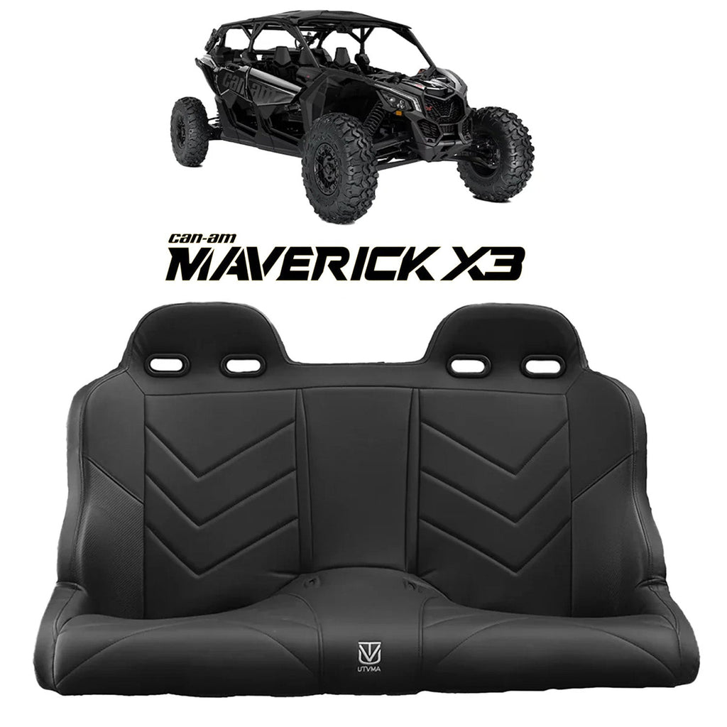 Maverick X3 Rear Bench Seat W Harnesses (2017-2026)