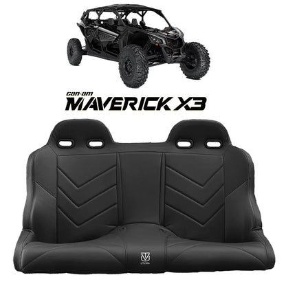 Maverick X3 Rear Bench Seat W Harnesses (2017-2026)