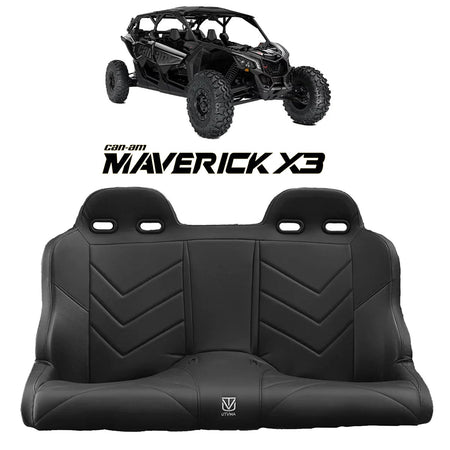 Maverick X3 Rear Bench Seat W Harnesses (2017-2026)