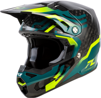 Yth Formula S Carbon Byte Hlmt Black Carbon/Teal/Lime Yl