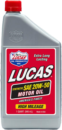 LUCAS 20w/50 Synthetic Engine Oil - Part Number 10054