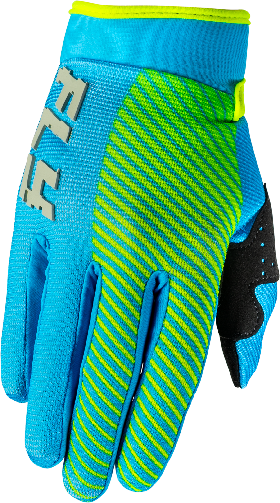 Youth F 16 Gloves Blue/Hi Vis Y3xs