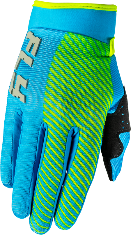 Youth F 16 Gloves Blue/Hi Vis Y3xs