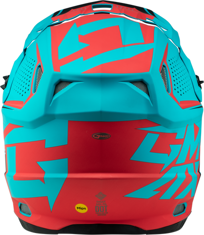 Mx 96 502 Helmet Matte Blue/Red  Md