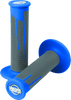 ProTaper Full Diamond Clamp-On Grips - Blue/Dark Gray