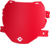Downhill/E Bike Number Plate Red