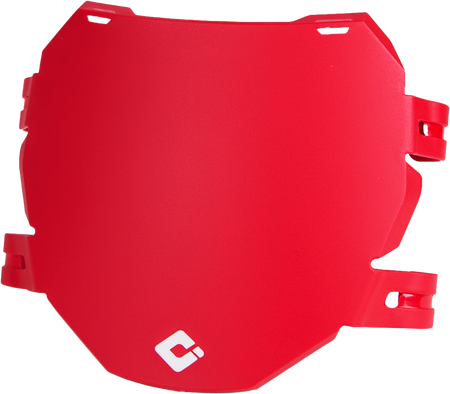 Downhill/E Bike Number Plate Red