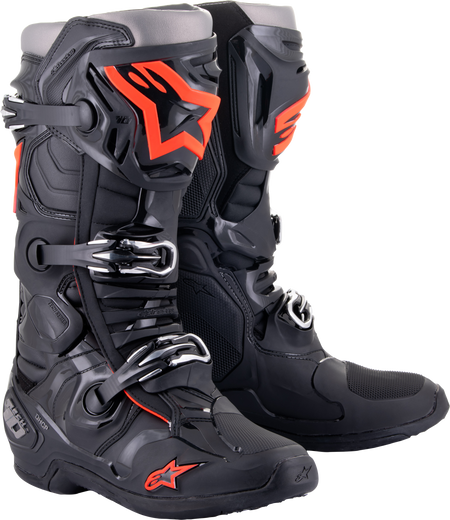 Tech 10 Boots Black/Red Fluo Sz 13
