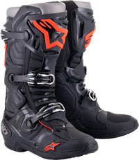 Tech 10 Boots Black/Red Fluo Sz 8