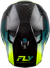 Formula S Carbon Byte Helmet Black Carbon/Teal/Lime Xl