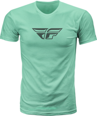 Fly F Wing Tee Sage/Grey Sm