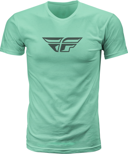 Fly F Wing Tee Sage/Grey Sm