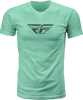 Fly F Wing Tee Sage/Grey Lg