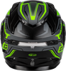 Md 01s Transistor Snow Helmet Black/Grey/Green 2x