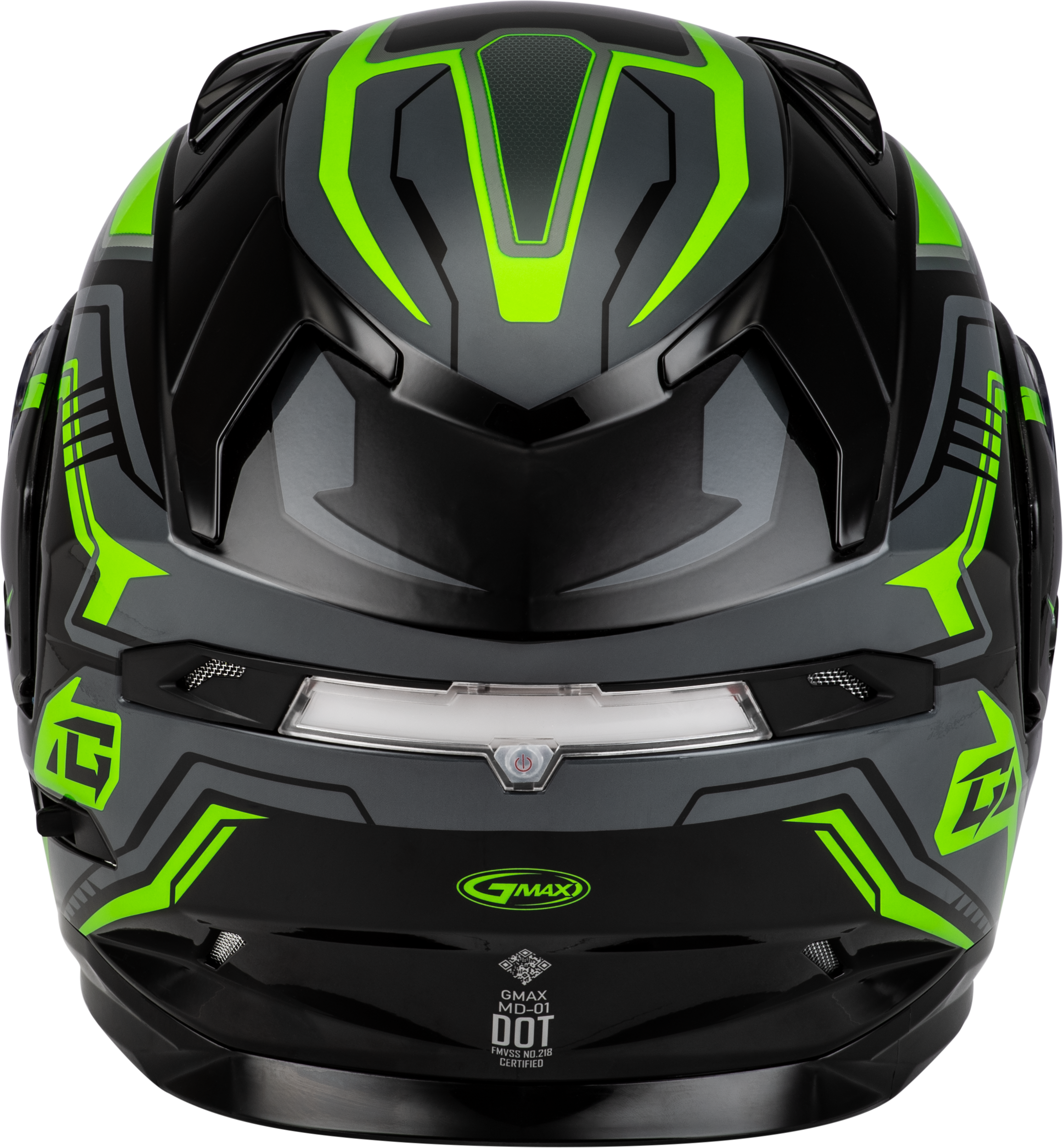 Md 01s Transistor Snow Helmet Black/Grey/Green 2x