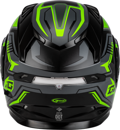 Md 01s Transistor Snow Helmet Black/Grey/Green 2x