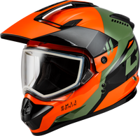 Gm 11 Ronin Helmet Orange/Green/Black Sm