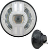 Headlight 7" Beast 2 Chrome W/Driving Light