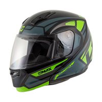 Md 04 Sector Helmet Black/Grn/Wht Xs