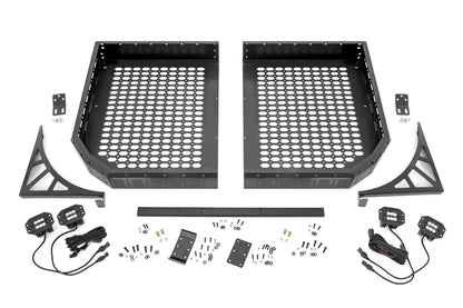 Rough Country | Cargo Rack | Dual 2" Black LED Pairs | Flush Mount | CFMOTO UFORCE 1000  | 96121