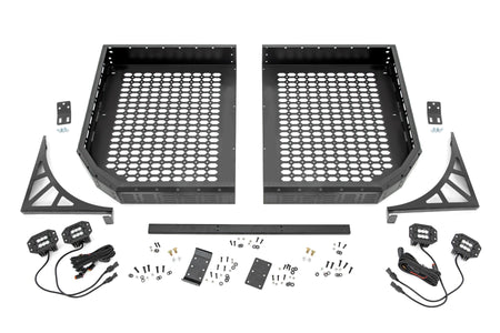 Rough Country | Cargo Rack | Dual 2" Black LED Pairs | Flush Mount | CFMOTO UFORCE 1000  | 96121
