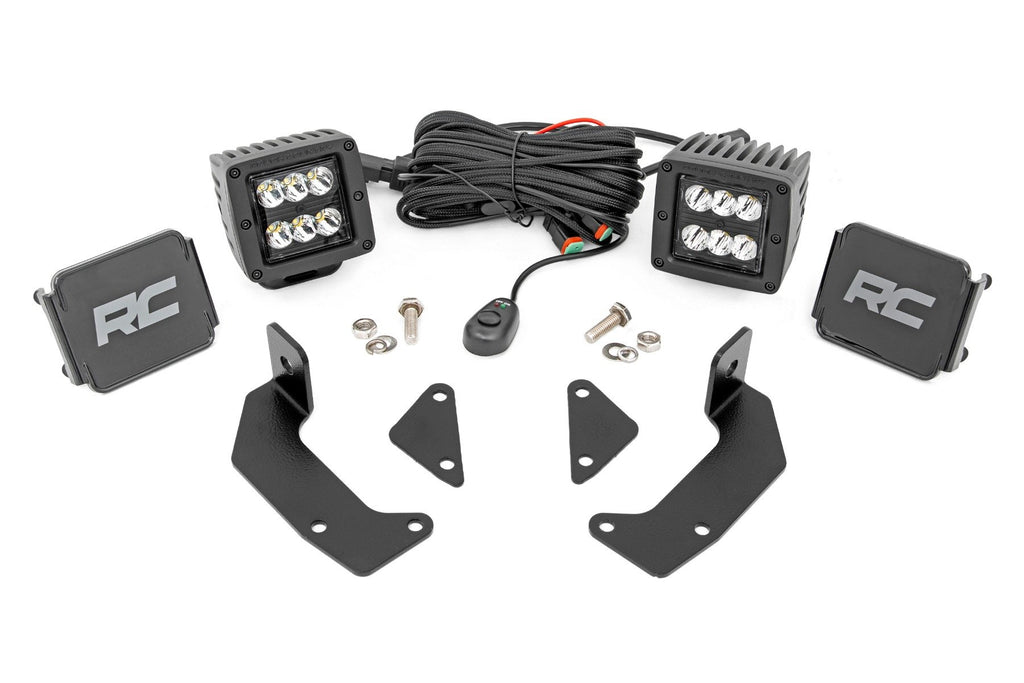 LED Light Kit | Cage Mount | 2" Black Pair | CFMOTO UFORCE 1000  | 96103