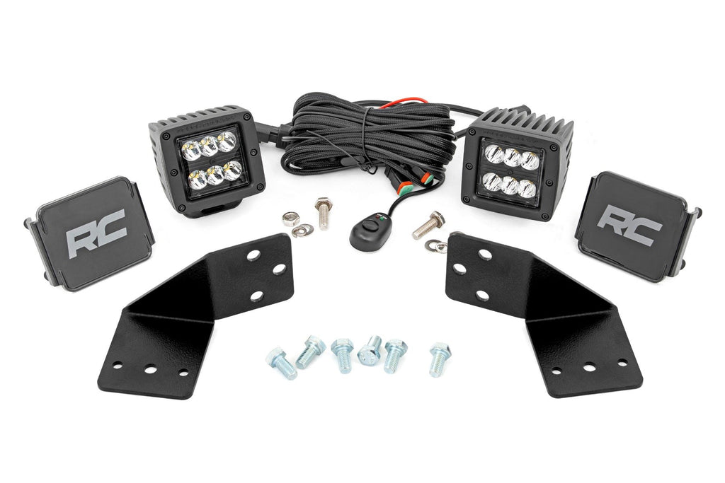 LED Light Kit | Rear Mount | 2" Black Pair | CFMOTO UFORCE 1000 | 96110