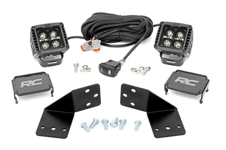 LED Light Kit | Rear Mount | 2" Black Pair | White DRL | CFMOTO UFORCE 1000 | 96111