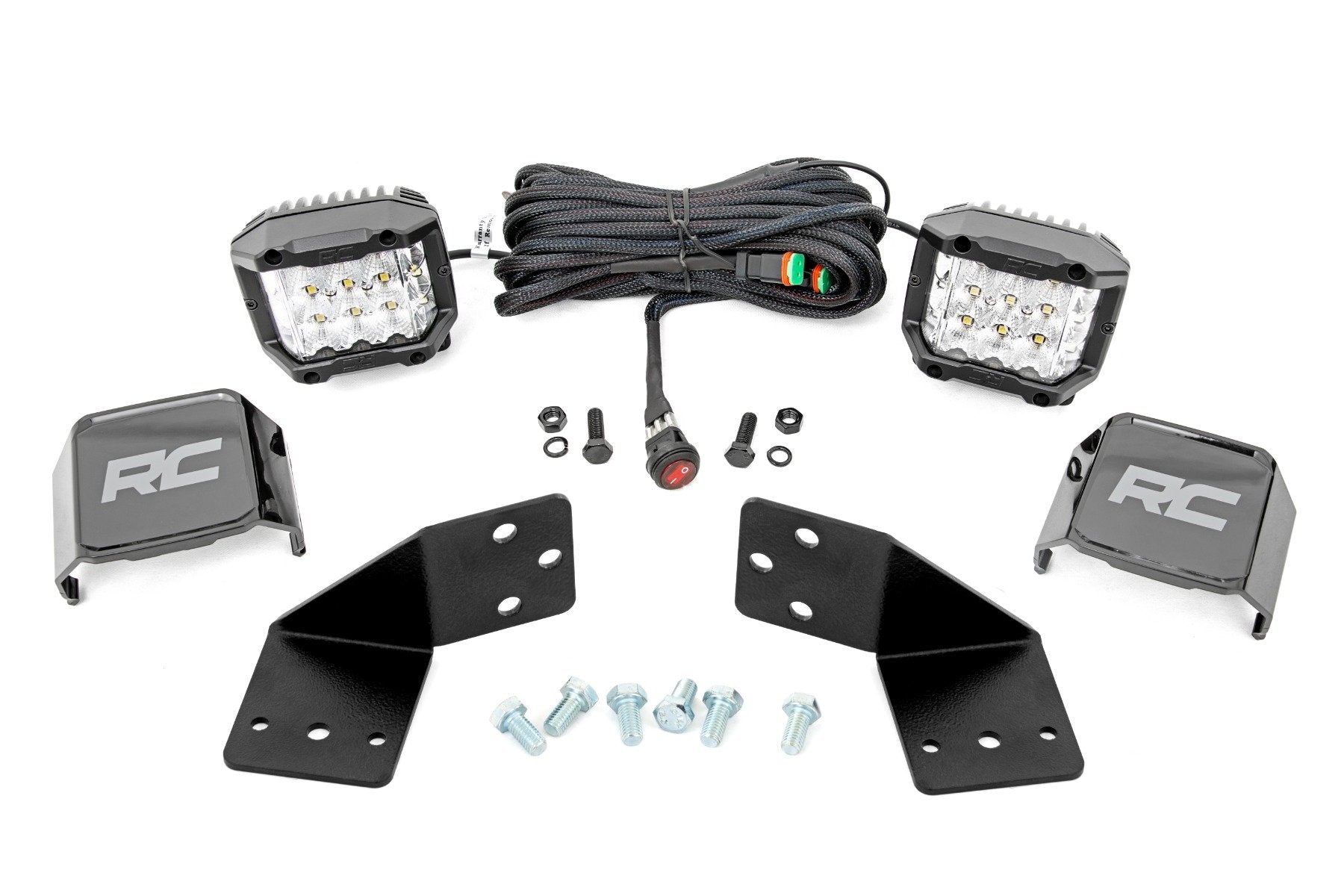 LED Light Kit | Rear Mount | 3" Chrome Pair | Wide Angle | CFMOTO UFORCE 1000 | 96113