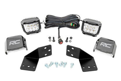 LED Light Kit | Rear Mount | 3" Chrome Pair | Wide Angle | CFMOTO UFORCE 1000 | 96113