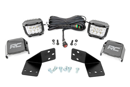 LED Light Kit | Rear Mount | 3" Chrome Pair | Wide Angle | CFMOTO UFORCE 1000 | 96113