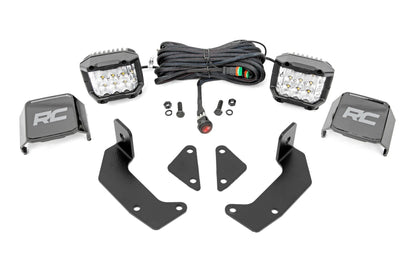 LED Light Kit | Cage Mount | 2" Chrome Pair | Wide Angle | CFMOTO UFORCE 1000  | 96106