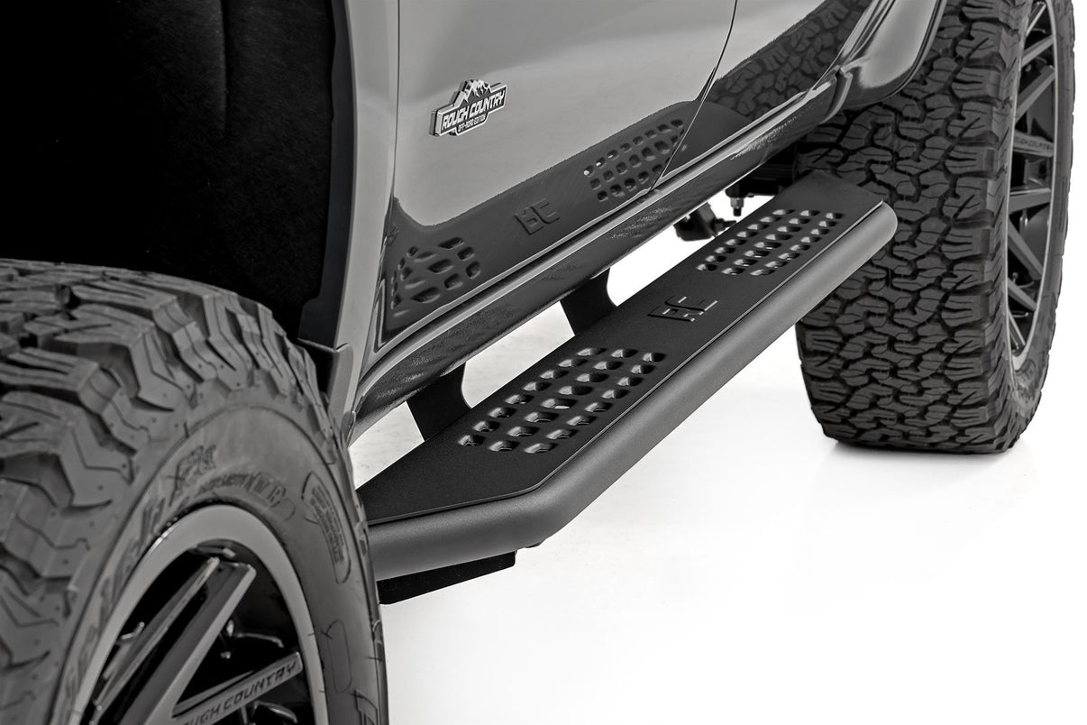 OV2 Running Boards | Side Step Bars | Crew Cab | Chevy/GMC 1500/2500HD (19-25 & Classic) | 14009
