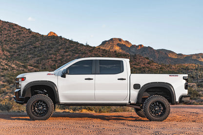 Rough Country | Pocket Fender Flares | GJV Riptide Blue | Chevy Silverado 1500 2WD/4WD (22-26) | F-C12211-GJV