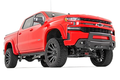 Rough Country | SF1 Fender Flares | GBD Cypress Gray | Chevy Silverado 1500 2WD/4WD (19-26) | F-C319201A-GBD