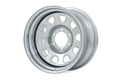 Steel Wheel | Chrome | 15x8 | 5x4.5 | 3.30 Bore | -19 | RC158545C