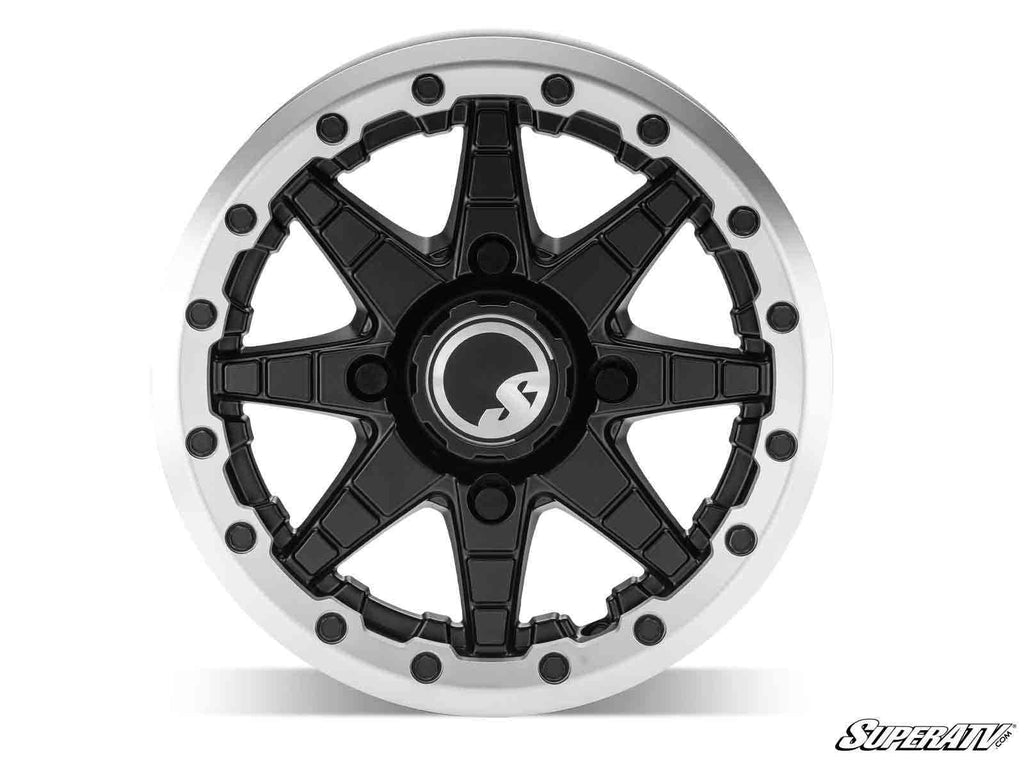 Intimidator Tires 26.5x10x14 on 14" Healy Lock Series Wheels 4/156 Pattern