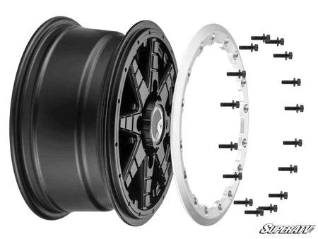 Standard XT Warrior Tires 35x10x15 on 15x7 Healy Lock Series Beadlock Wheels 4/156 Pattern