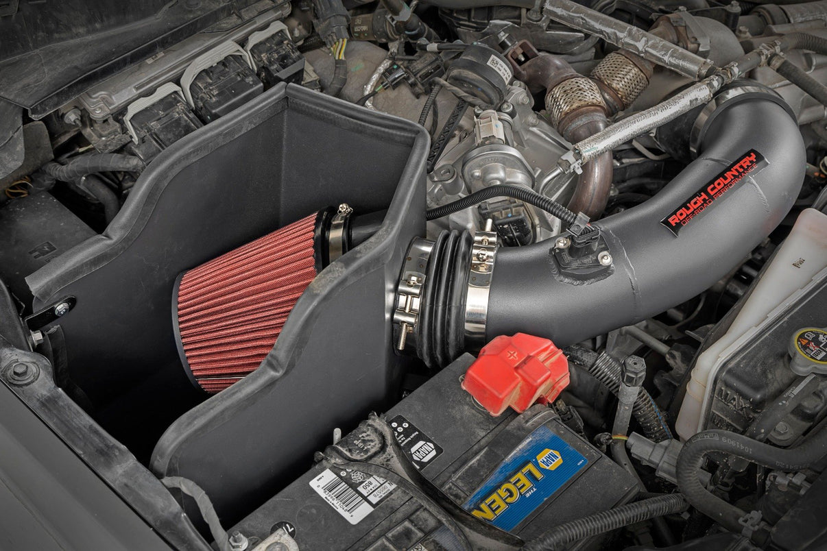 Rough Country 6.7L Cold Air Intake | Ford F-250/F-350 Super Duty 4WD (17-19) | 10490