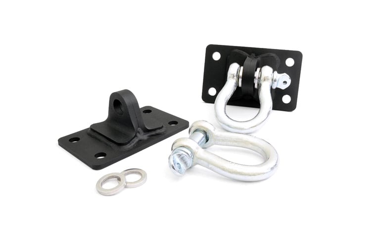 D Ring Shackles and Mounts | Stubby Winch Bumpers | Jeep Wrangler JK/Wrangler Unlimited (07-18) | 1046