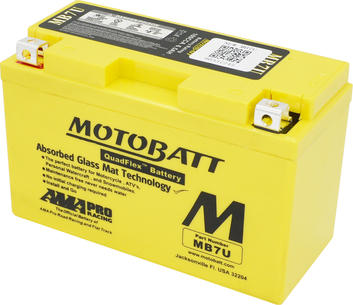 Battery Mb7u Sealed Factory Activated