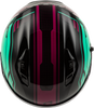 Of 87 Duke Helmet W/Led Light Blk/Aqua/Coral Xl